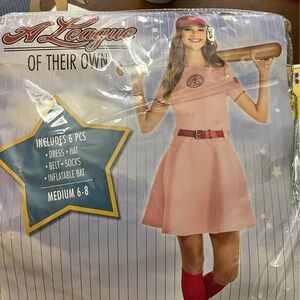 A League of Their Own Women’s Costume Size M